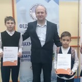Наши шахматисты с Федотовым Сергеем Григорьевичем 